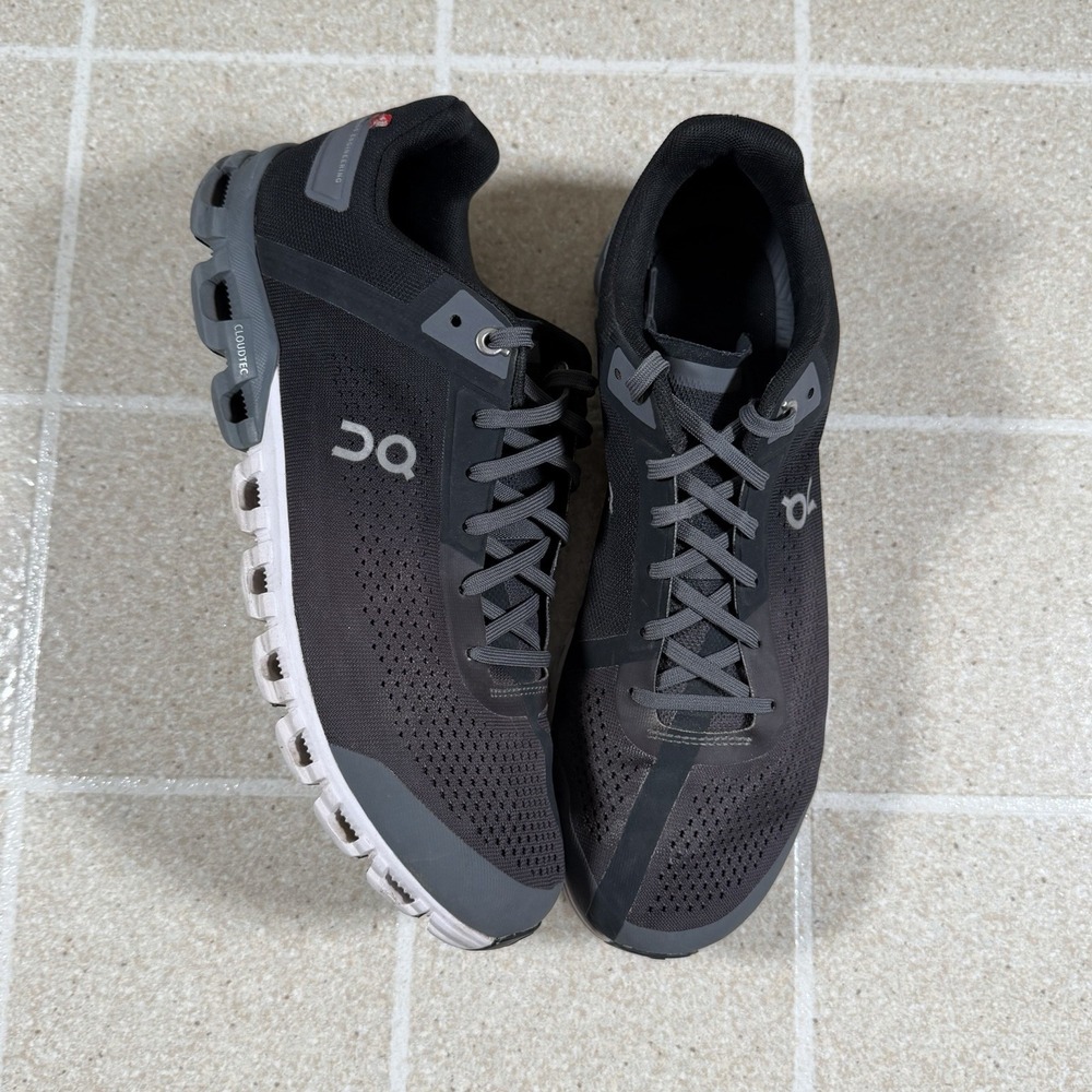 On Running Mens Cloudflow 4 Mesh Sz 10 Black Asphalt 35.99238